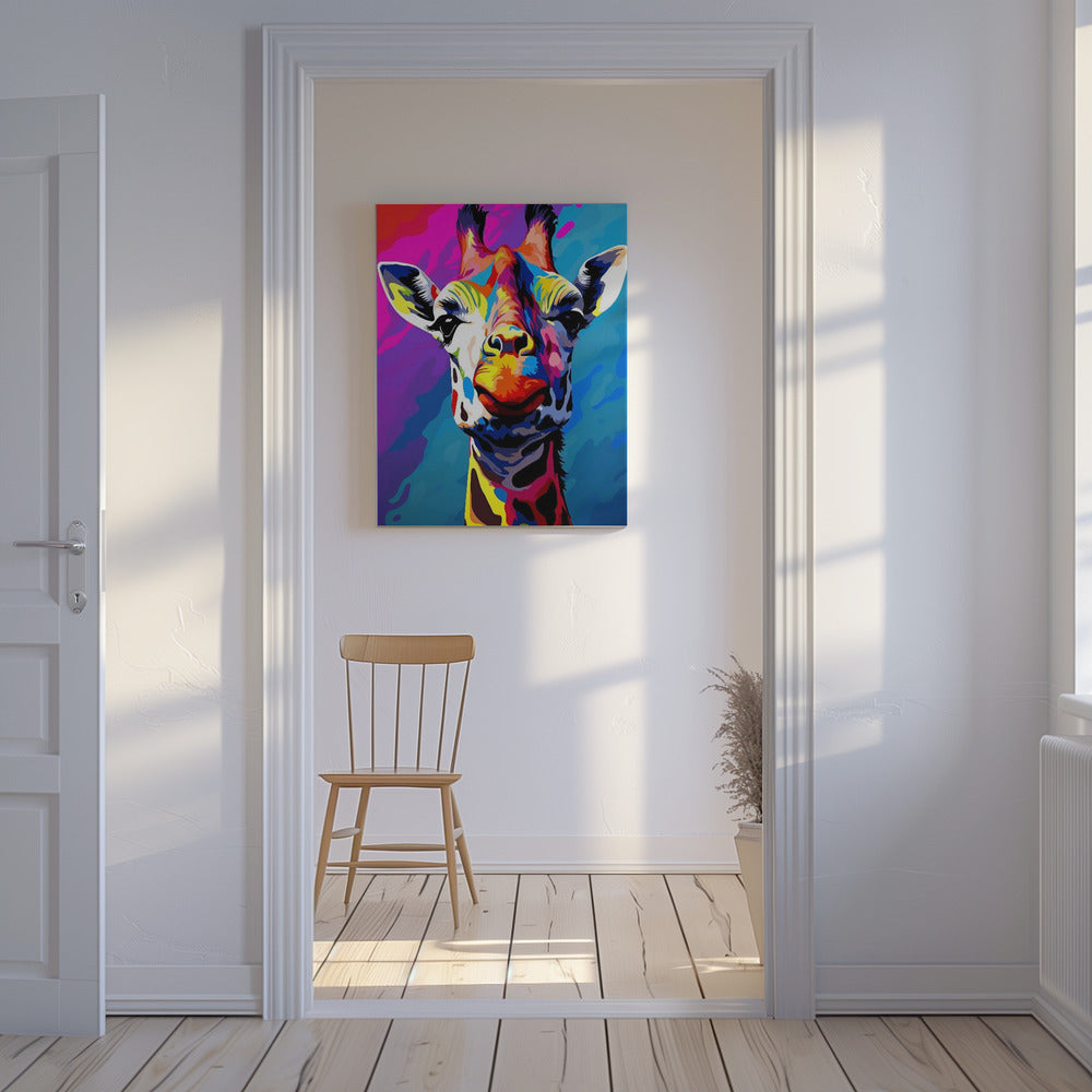 Pop Art Girafe | Tableaux sur Toile