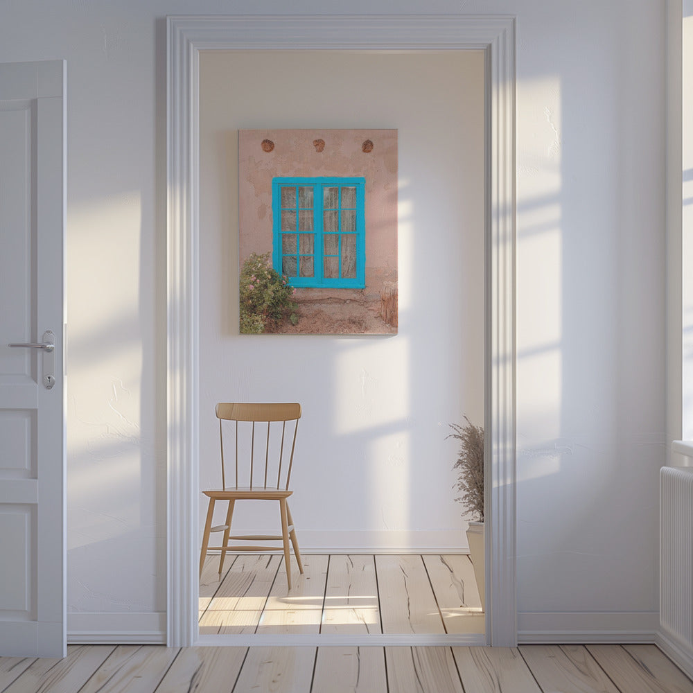 Ventana turquesa - Taos, Nuevo México | Impresiones en Lienzo