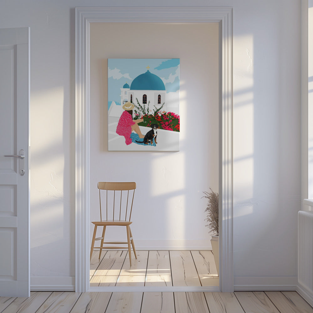 Séjour grec | Tableaux sur Toile