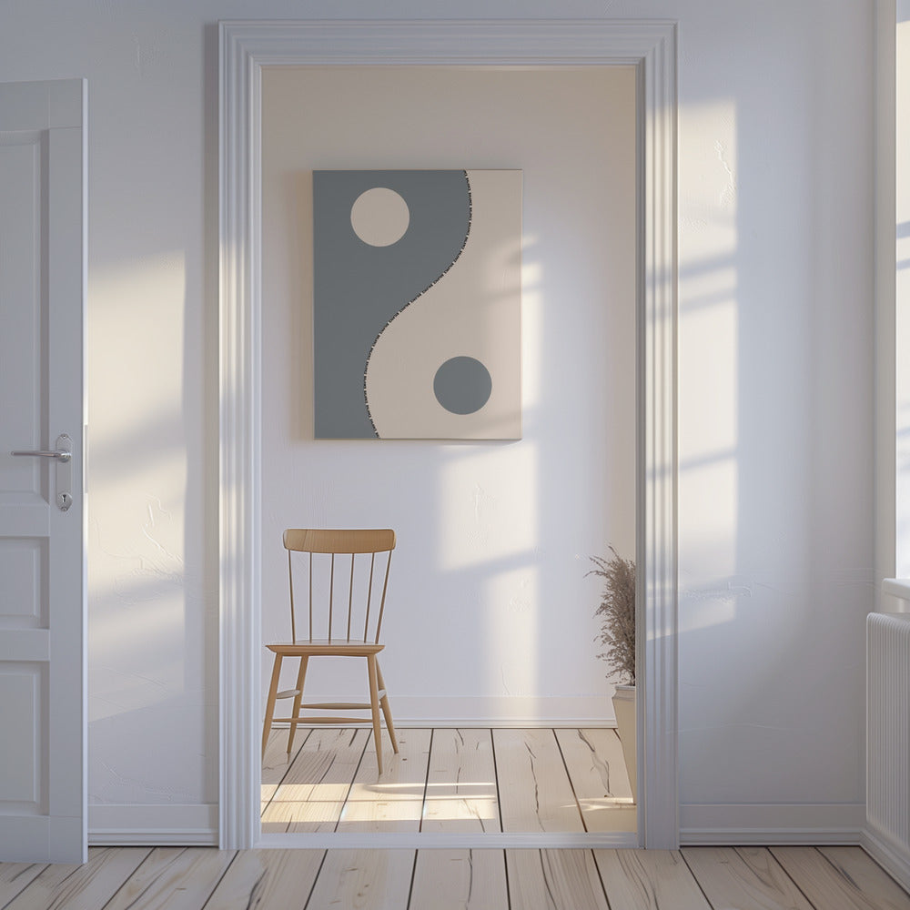 Balance gray | Canvas