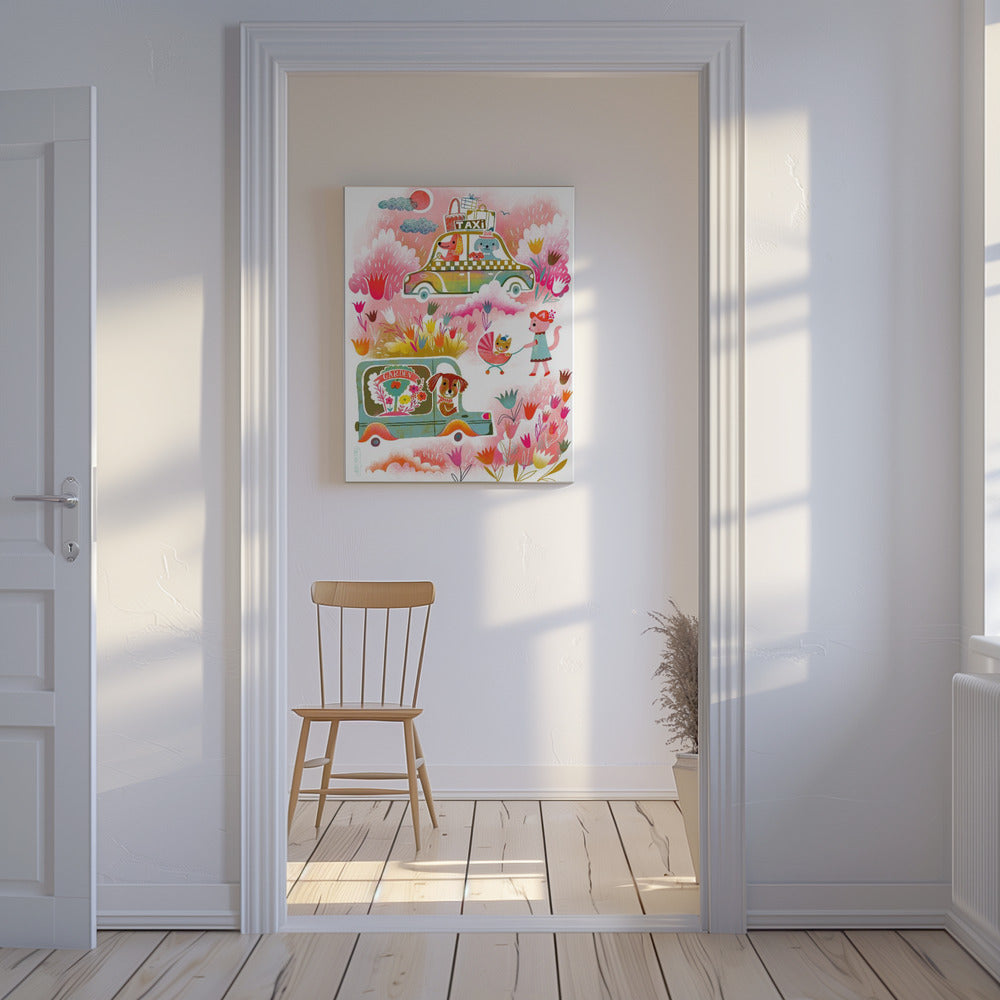 Animaux de compagnie voyageurs Critters On Wheels | Tableaux sur Toile