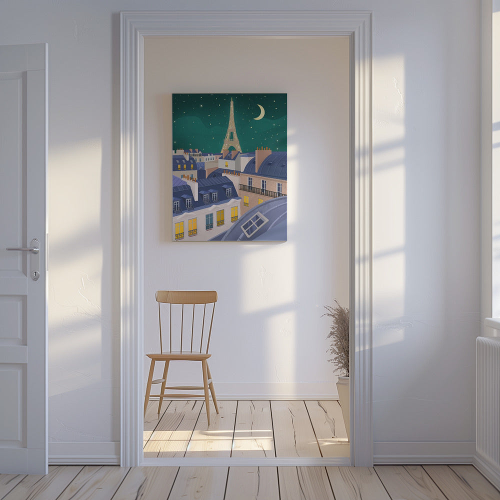Paris la nuit | Tableaux sur Toile