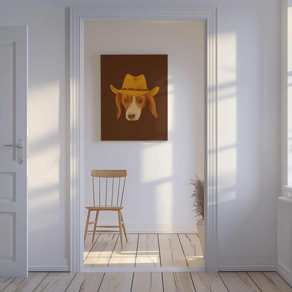 Nala, der süßeste Cowgirl-Welpe | Leinwand-Bilder