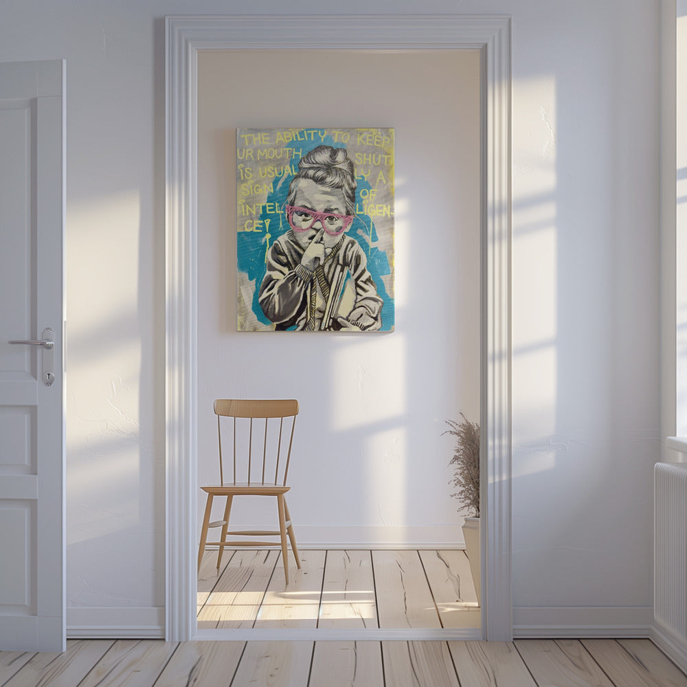 Silent Wisdom Kid | Canvas