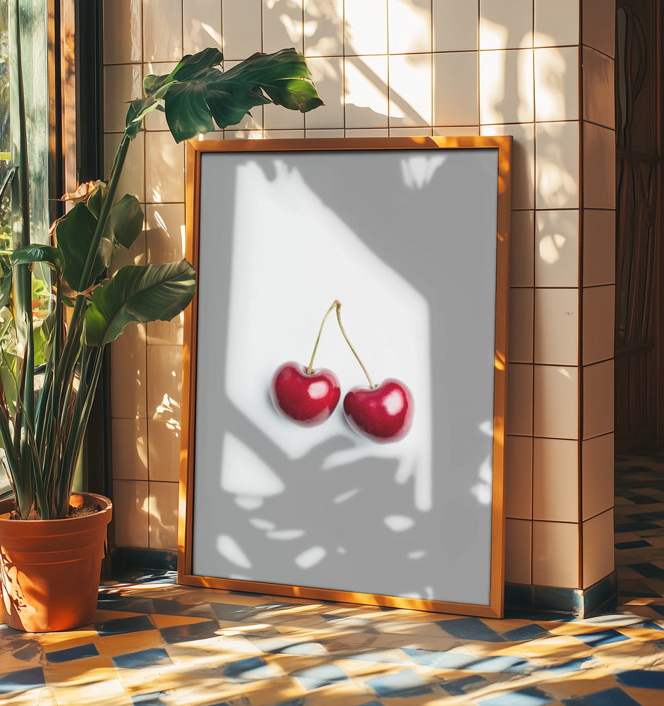 Coppia di ciliegie | Poster - Stampe d’Arte