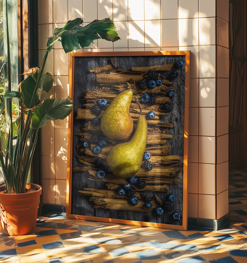 Pears and cinammon | Poster