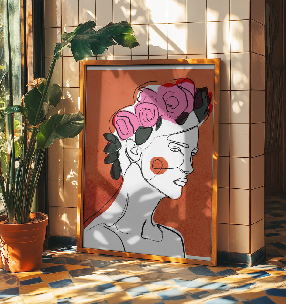 Floral Contemplation | Poster