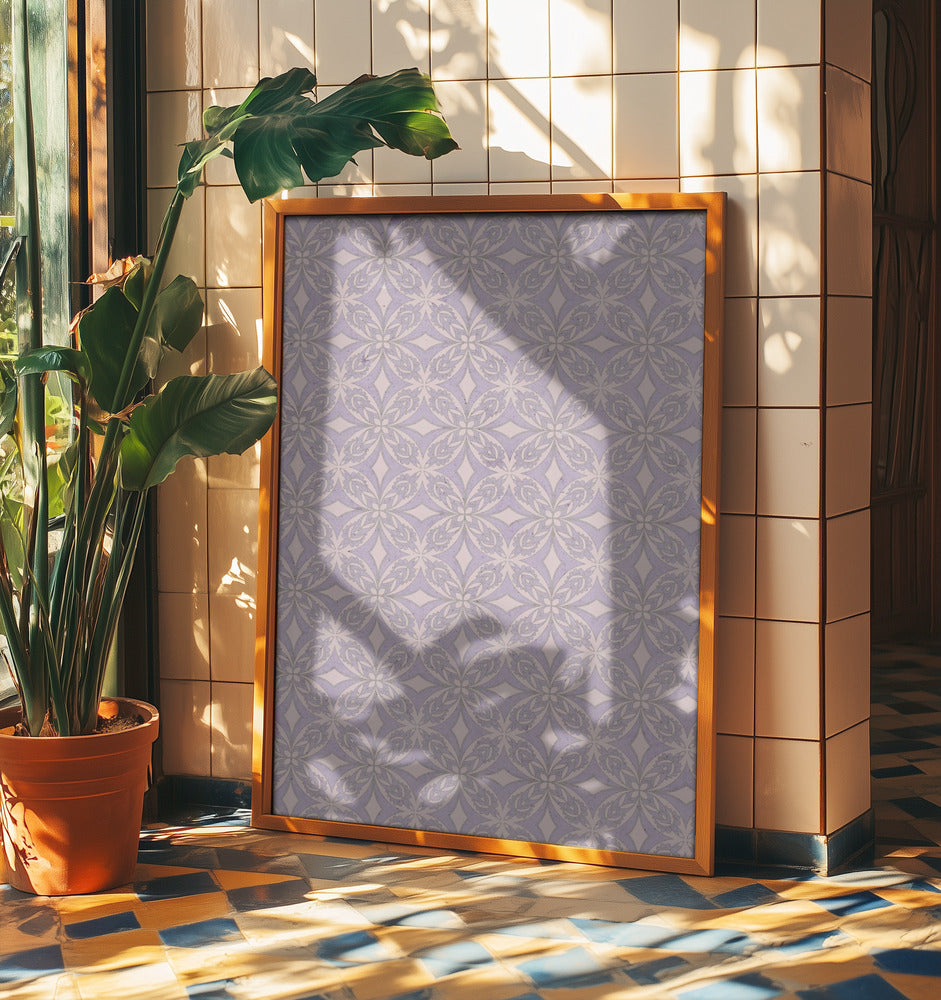 Lavendelblüten-Tessellation | Poster