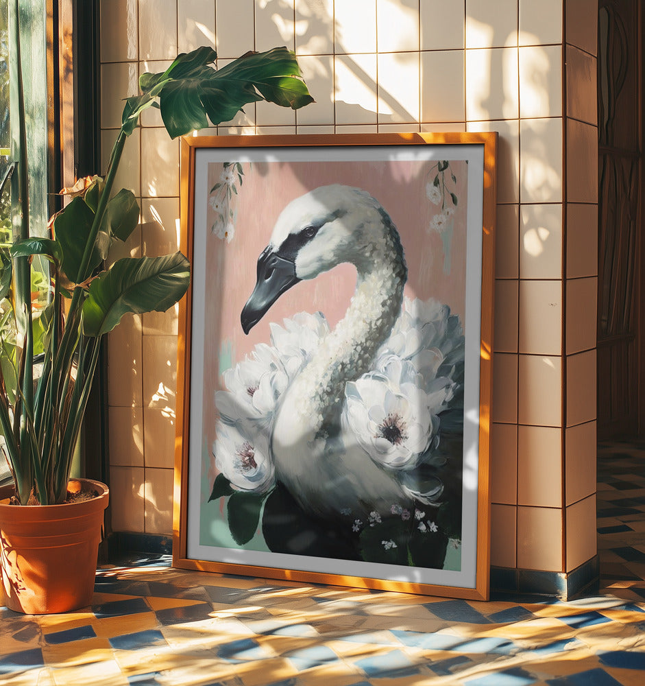 Der Schwan | Poster - Kunstdruck