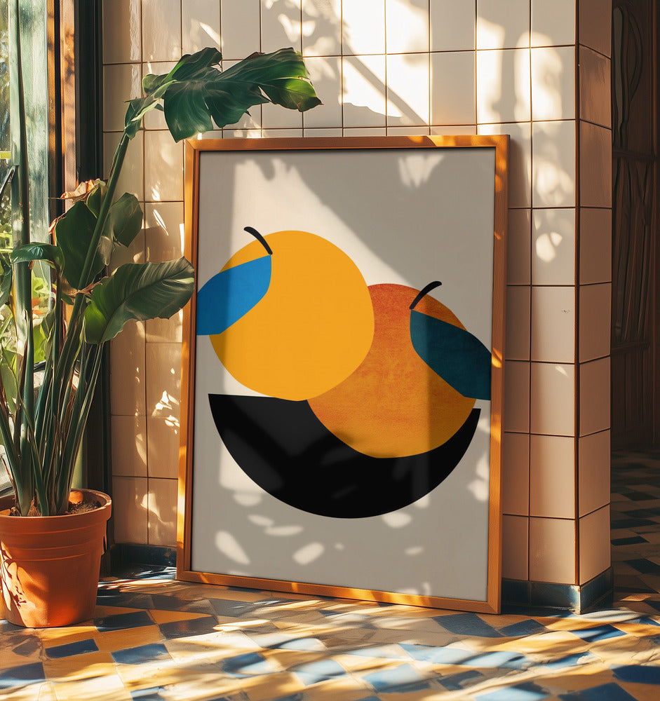 Kaksi appelsiinia | Julisteet - Taidevedokset
