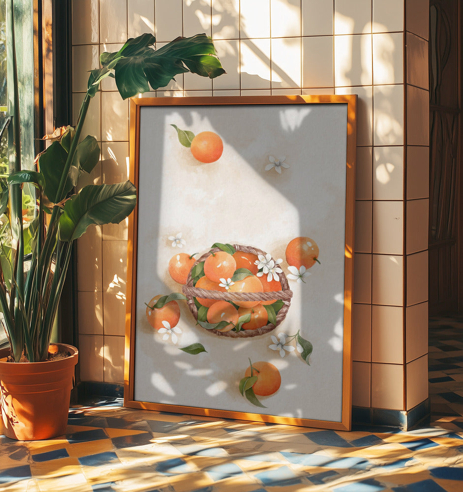 Saftige Orange | Poster - Kunstdruck