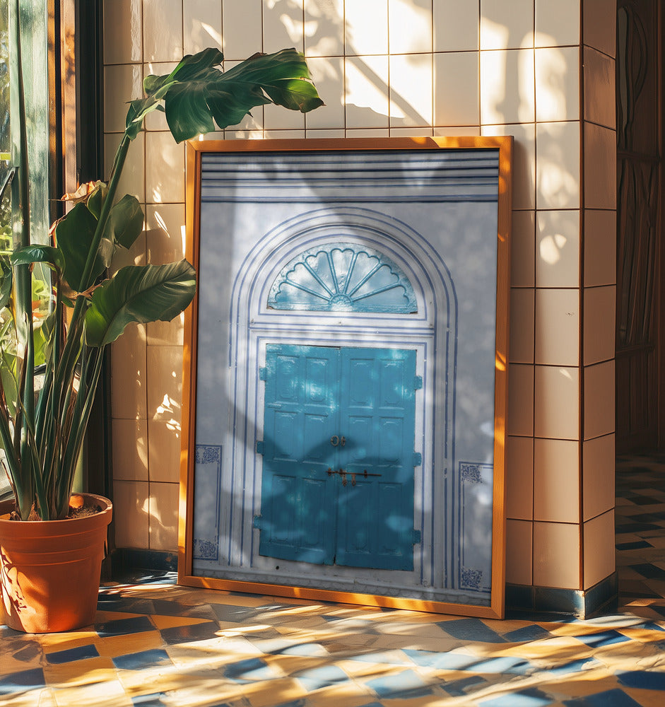 Turquoise Entryway | Poster