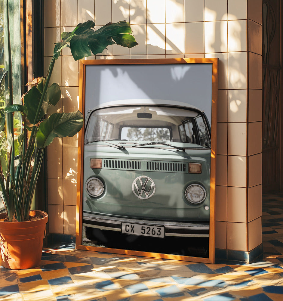 Classic Design In Soft Green Tones Cars | Poster