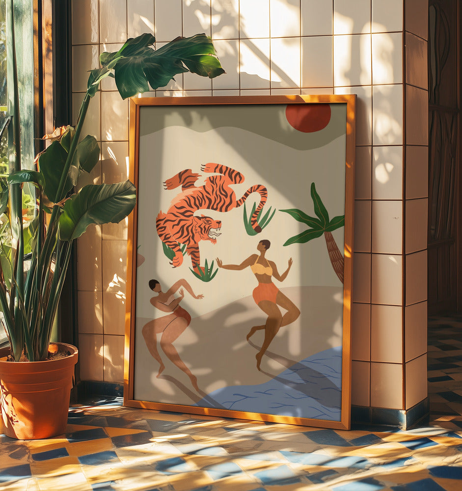 Dancing Tiger | Poster
