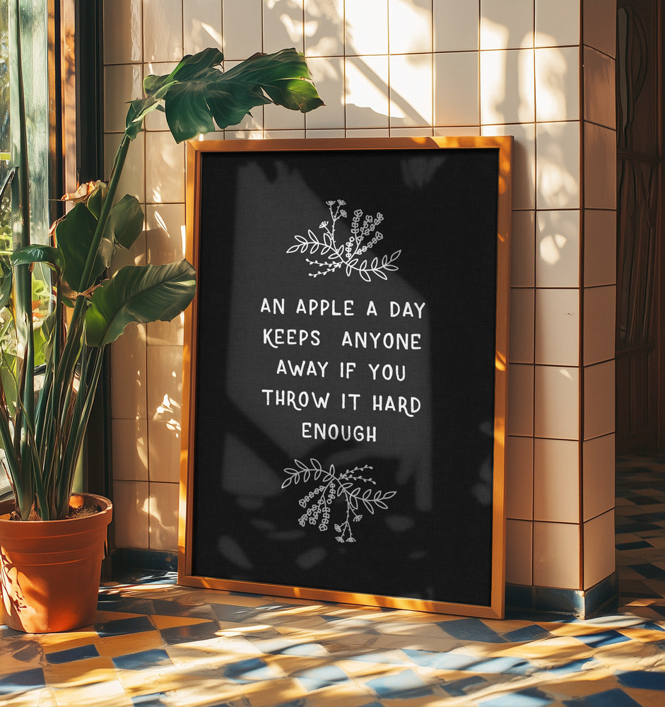 Una mela al giorno | Poster - Stampe d’Arte