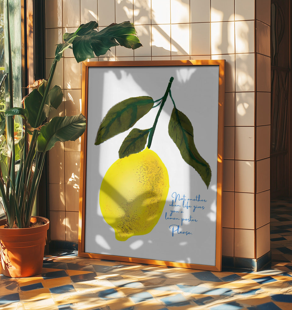 Note di testa al limone | Poster - Stampe d’Arte