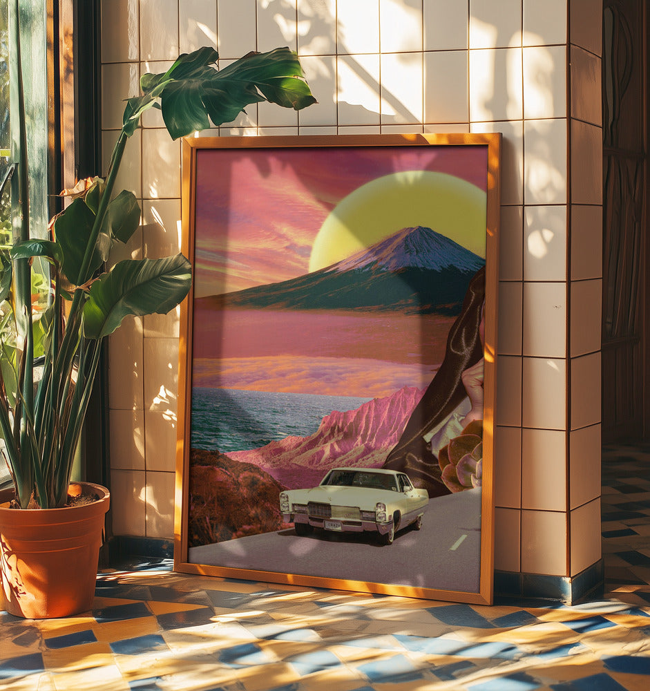 Retro Landscape Collage | Poster