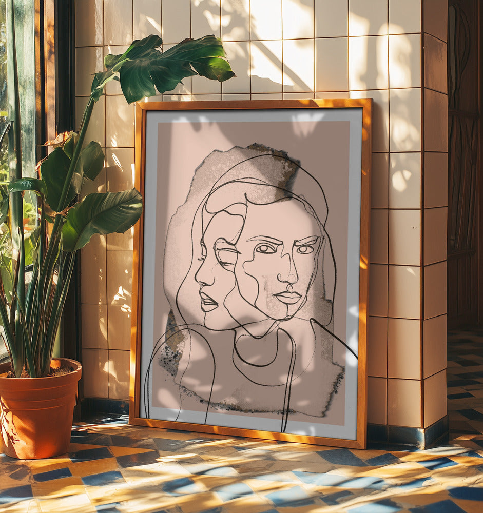 Dualität in Linien | Poster