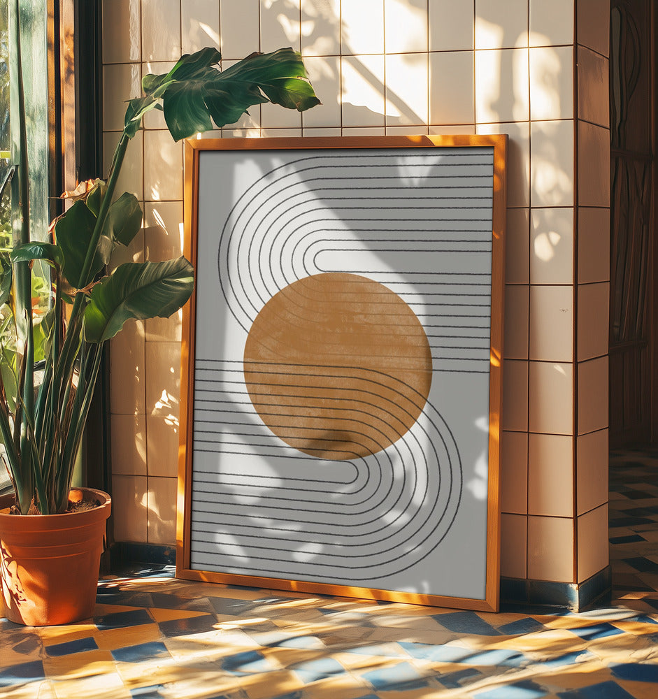 Equilibrio Beige y Marrón No.3 | Posters - Impresiones de Arte