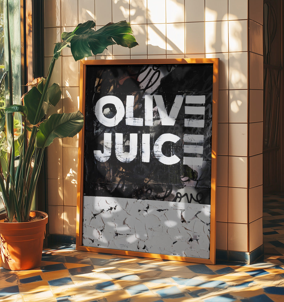 Olive juice | Poster