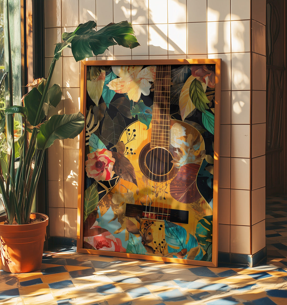Music Guitar Collage (2) | Poster