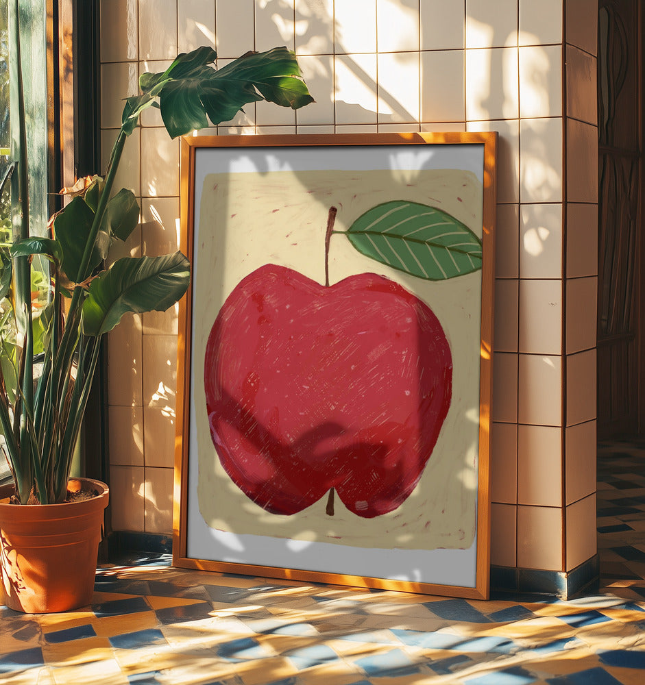 Big red apple | Poster