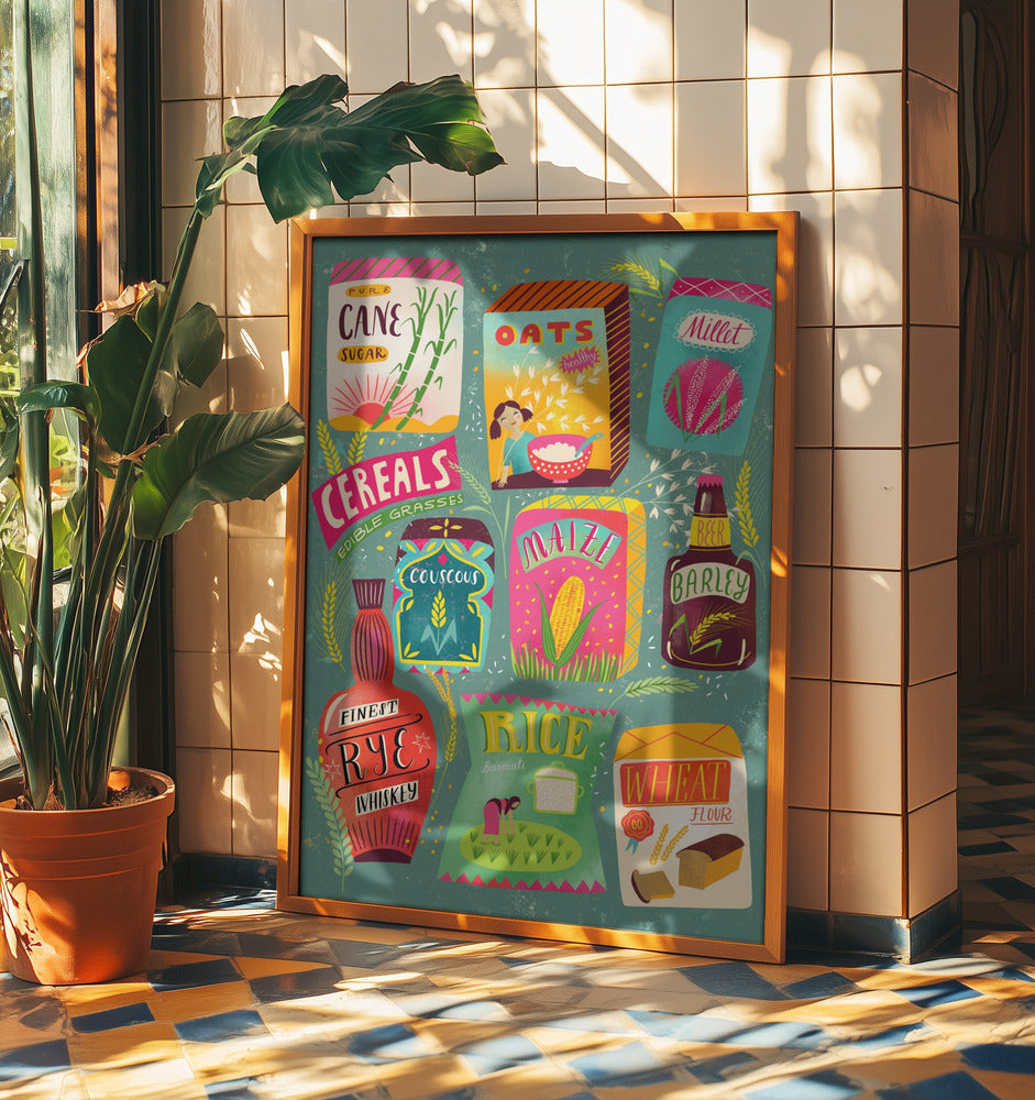 Colorful Cereal Chart | Poster