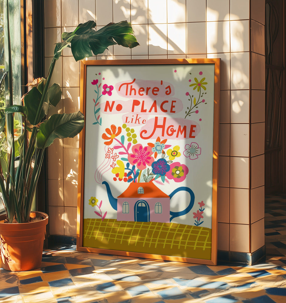 Whimsical Teapot House | Poster