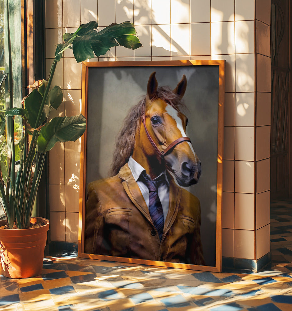 Elegant Horse Animal Art | Poster