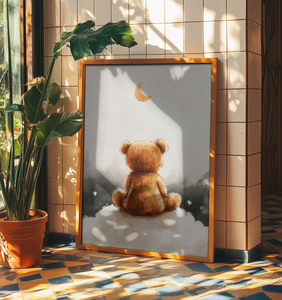 Moonlit Bear Dreams | Poster