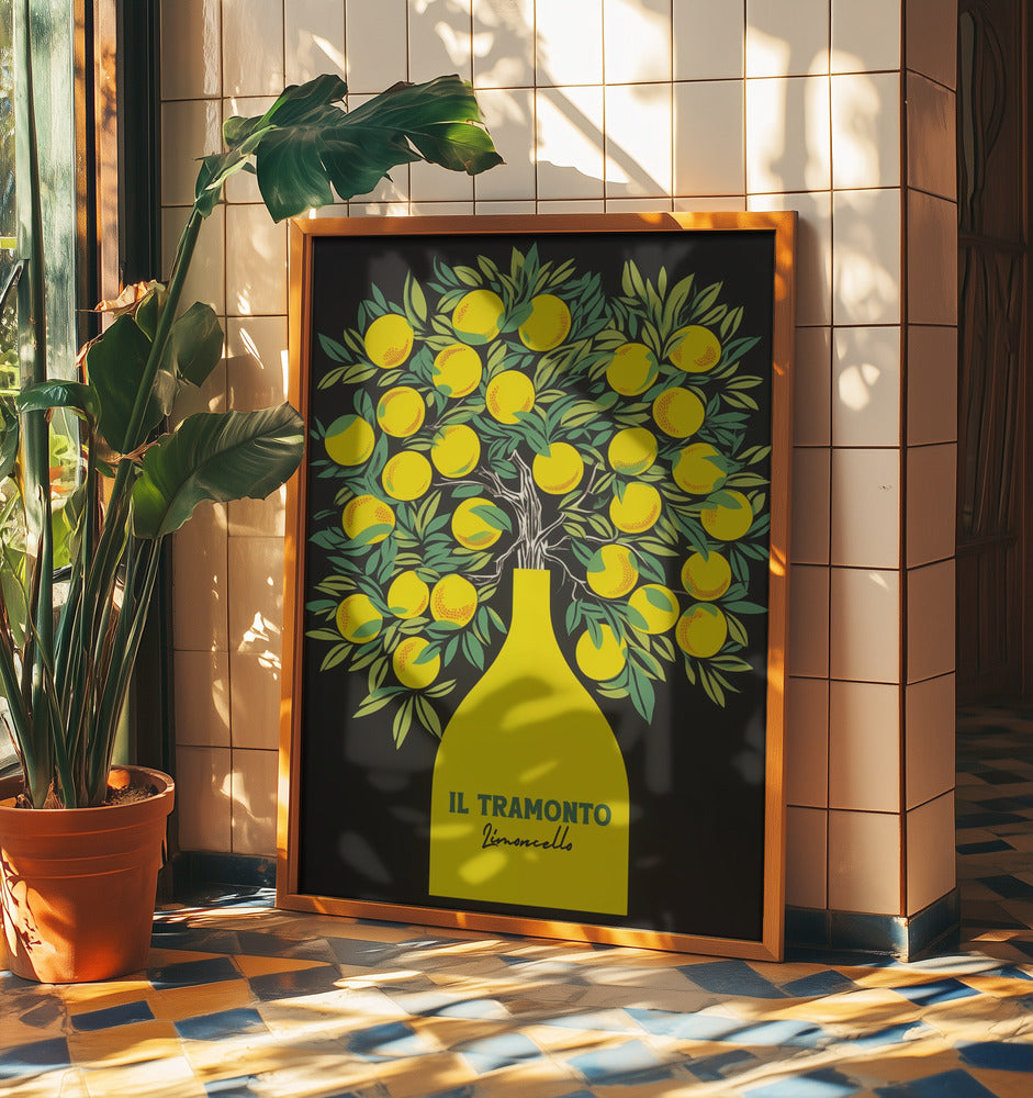 Limoncello Il Tramonto | Affisch