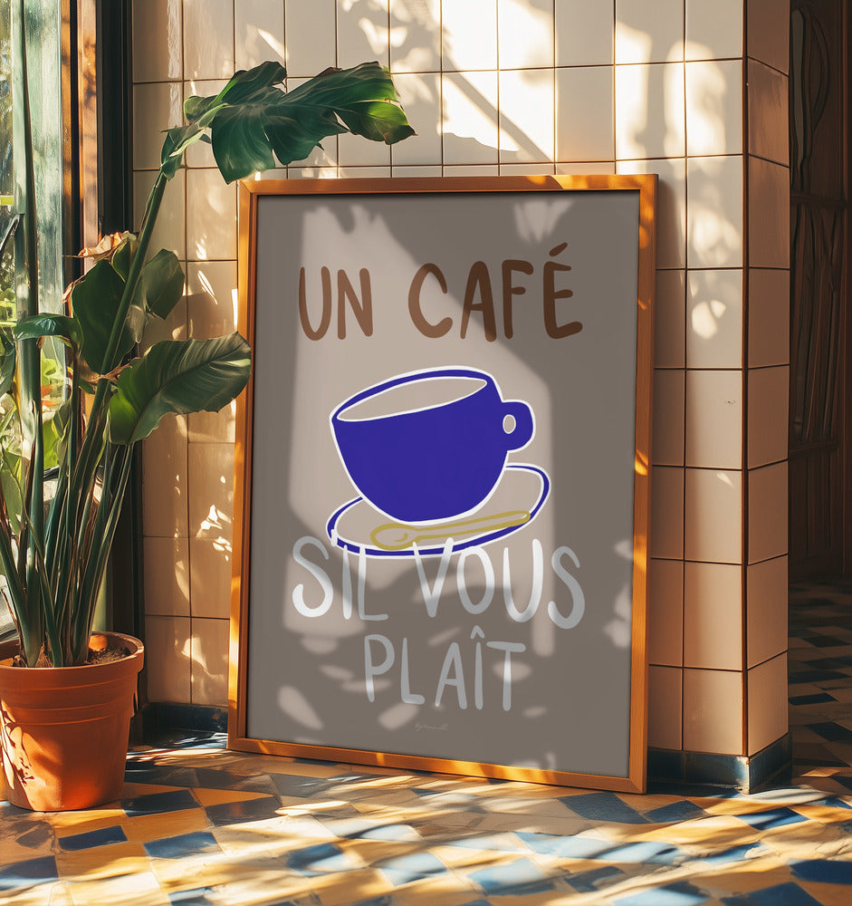 Un café | Poster