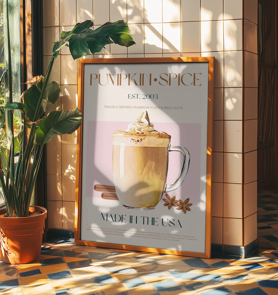 Autumn Latte Delight | Poster