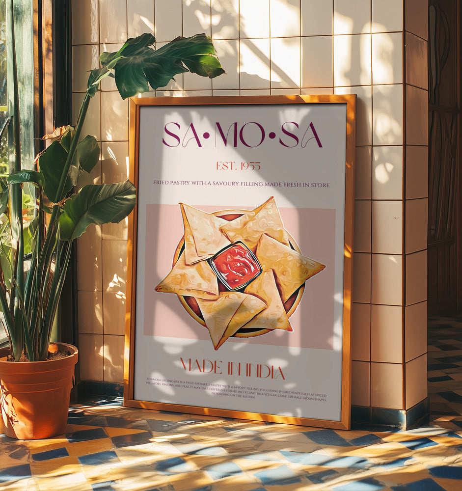 Indian Fried Samosas | Poster