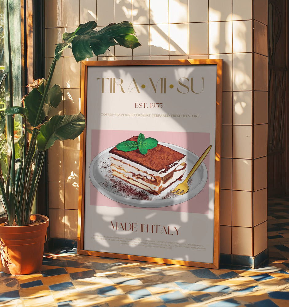 Classic Italian Tiramisu Print | Poster