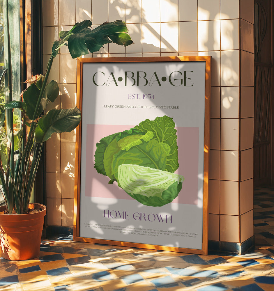 Crisp Cabbage Bliss | Poster