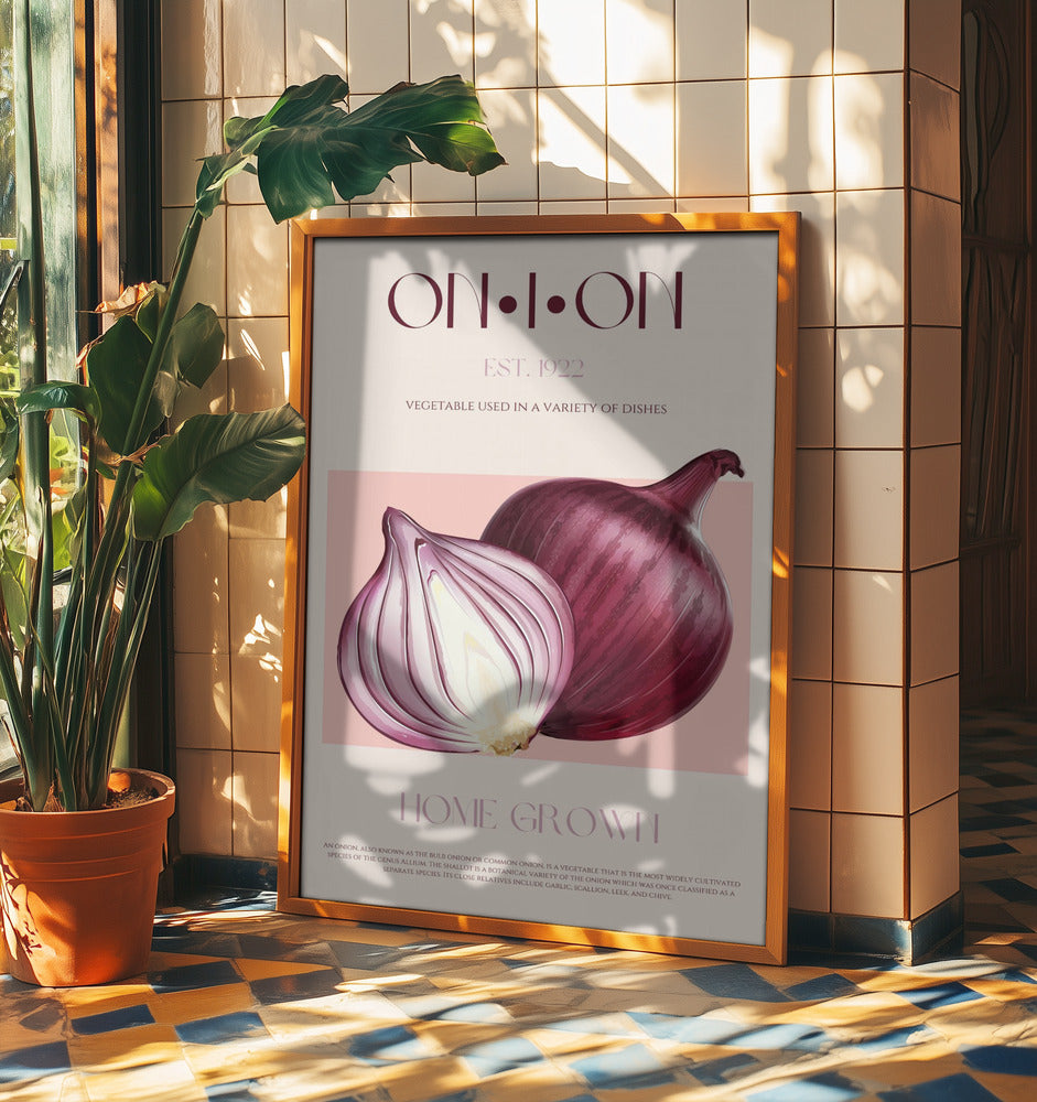 Onion Elegance | Poster