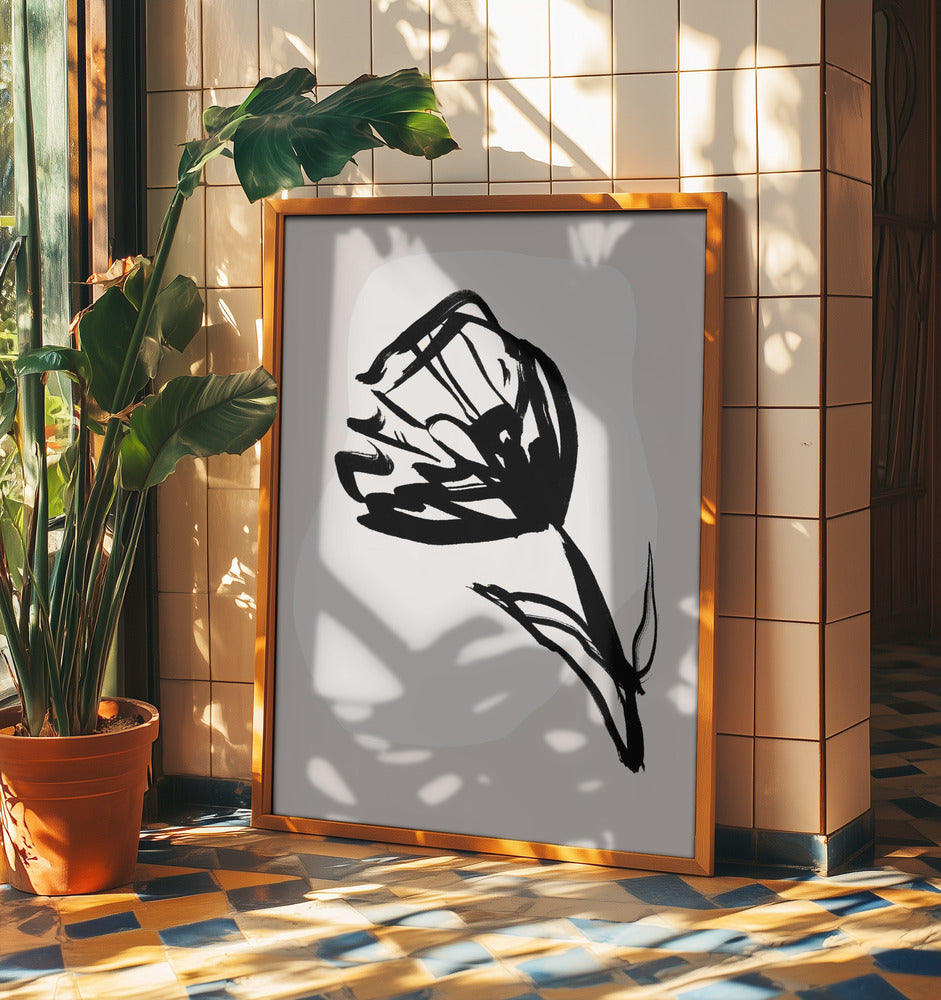 Monochrome Blossom | Poster