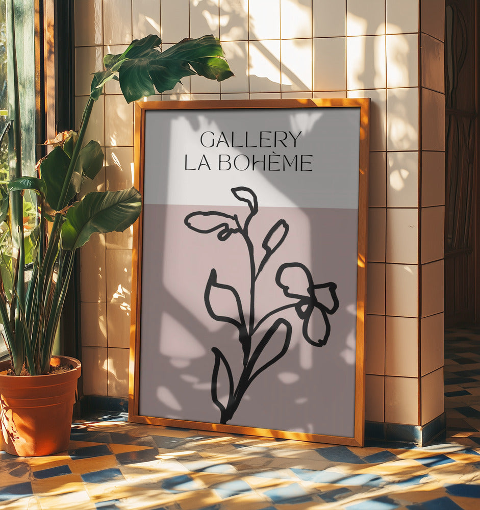 Floral Sketch Lines | Poster
