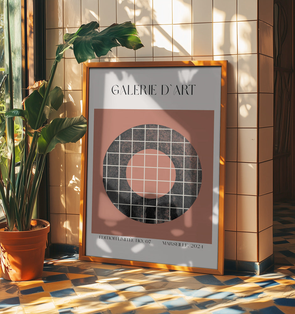 Circular Grid Harmony | Poster