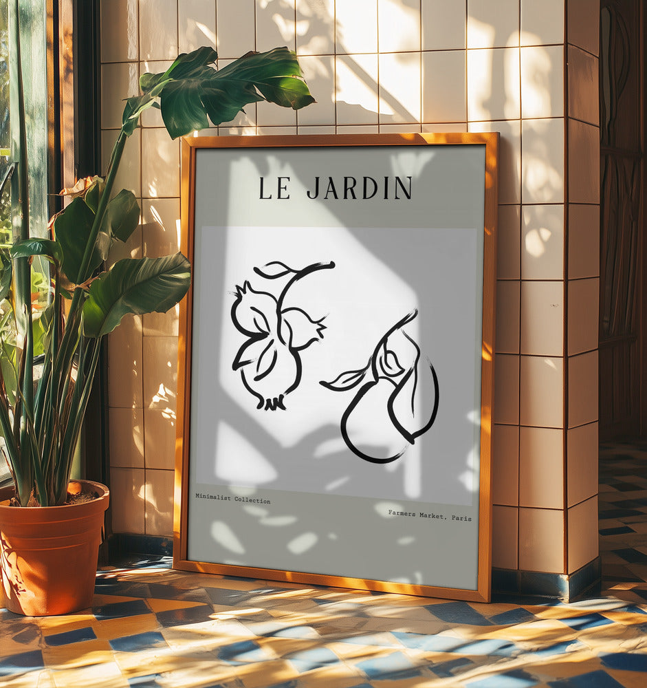 Ink Garden Lines | Poster