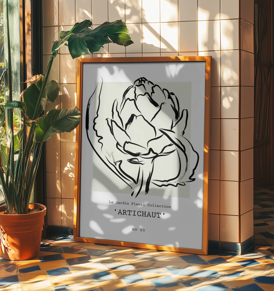 Elegant Artichoke | Poster