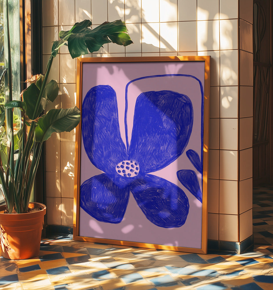 Blue Blossom Burst | Poster
