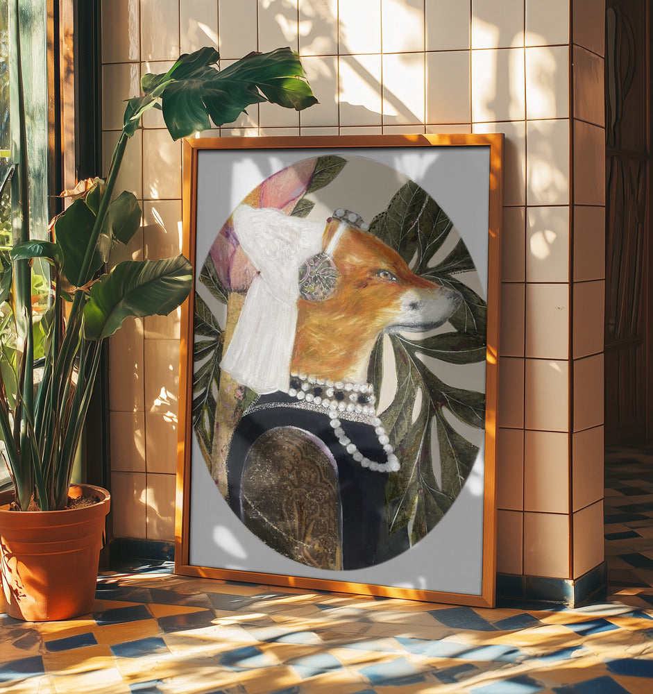 Fox Dressed In Renaissance Attire | Poster