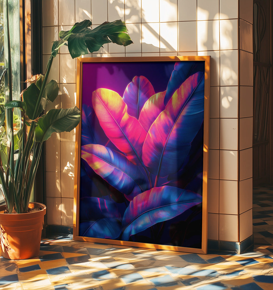 Tropical Vibes Hidden Tropics Banana leaves (4) | Poster