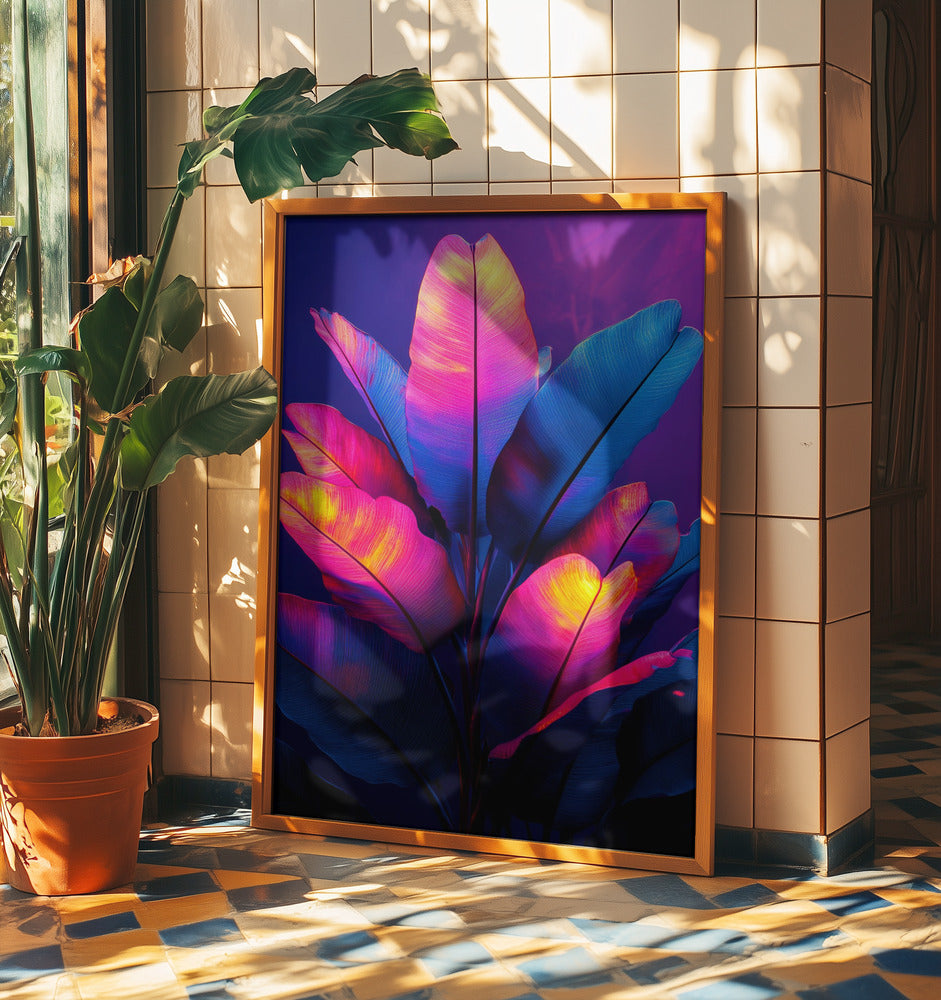 Tropical Vibes Hidden Tropics Banana Leaves (5) | Poster