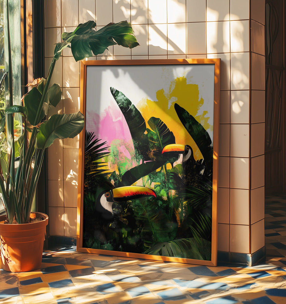 Tropical Vibes Hidden Tropics Toucans (7) | Poster