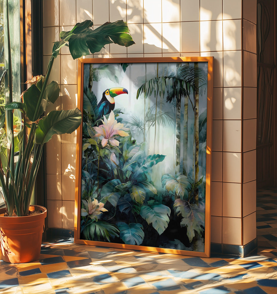 Tropical Vibes Hidden Tropics Toucan (8) | Poster