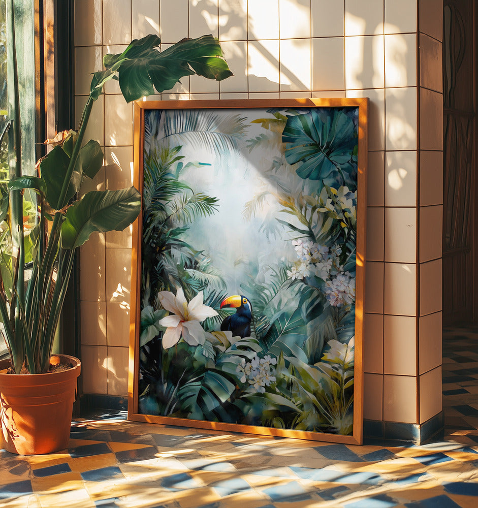 Tropical Vibes Hidden Tropics Toucan (9) | Poster