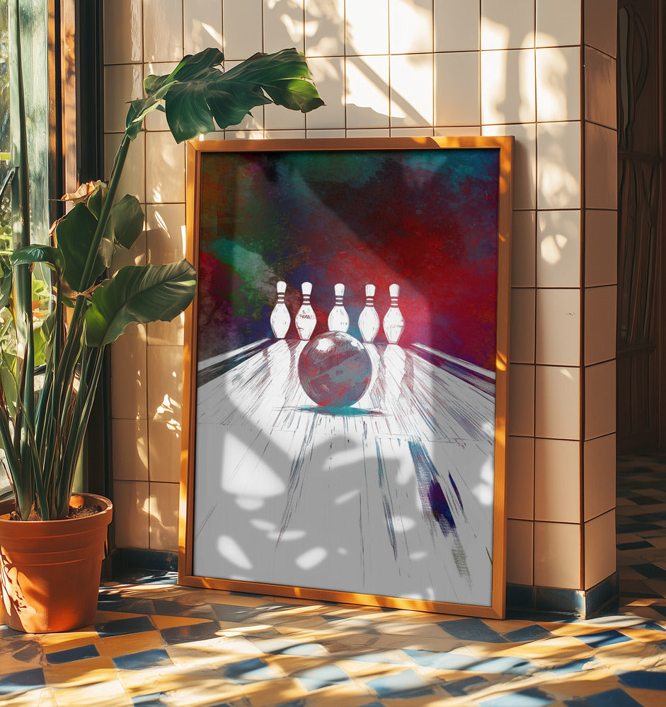 Sport Bowling art | Poster